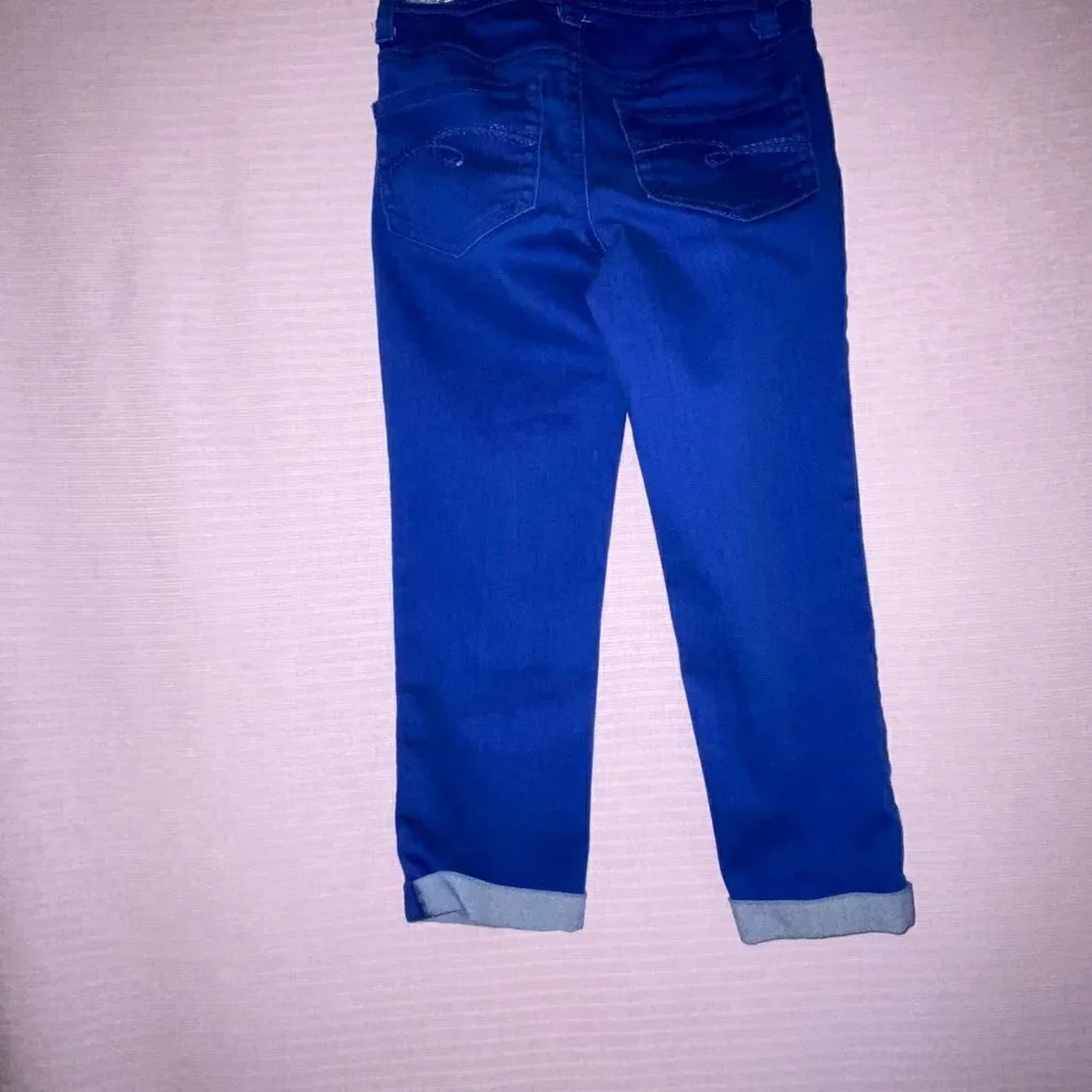 NWT Girls Blue Jeans Justice Size 10S Stretch Extremely Comfortable